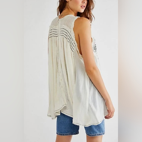 Free People Sea Breeze Tunic/Ivory - Picture 2 of 10